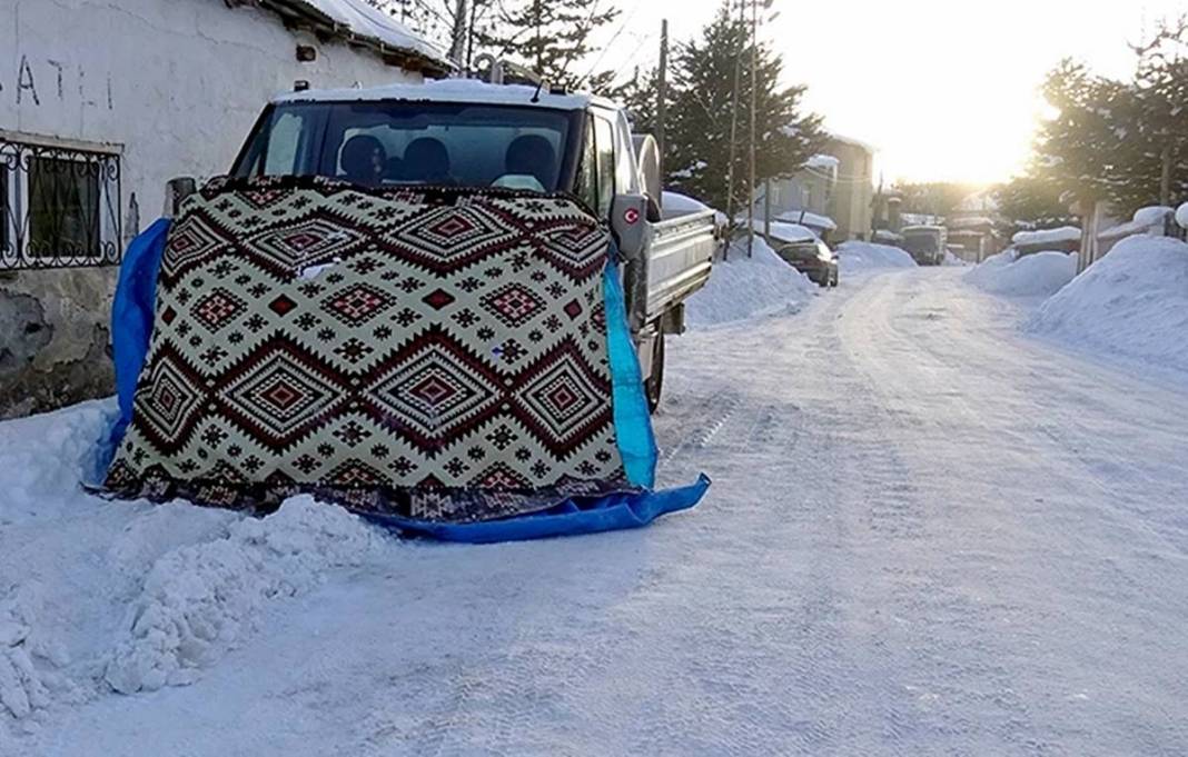 Soğuk hava rekoru kıran ilçe, dudakları uçuklattı! 10